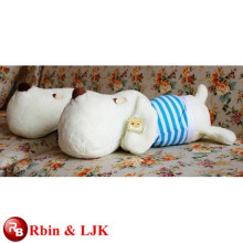 Conozca EN71 y ASTM estándar ICTI peluche de juguete de fábrica peluche de peluche de juguete de perro cabeza grande